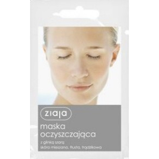 Ziaja Grey Clay Cleansing Gesichtsmaske Gemischte und fettige Haut 7 ml