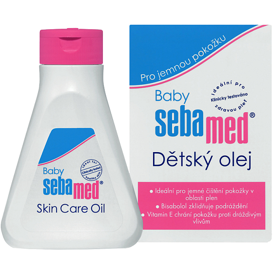 SebaMed Babyöl zur Reinigung der Haut unter den Windeln für Kinder 150 ml
