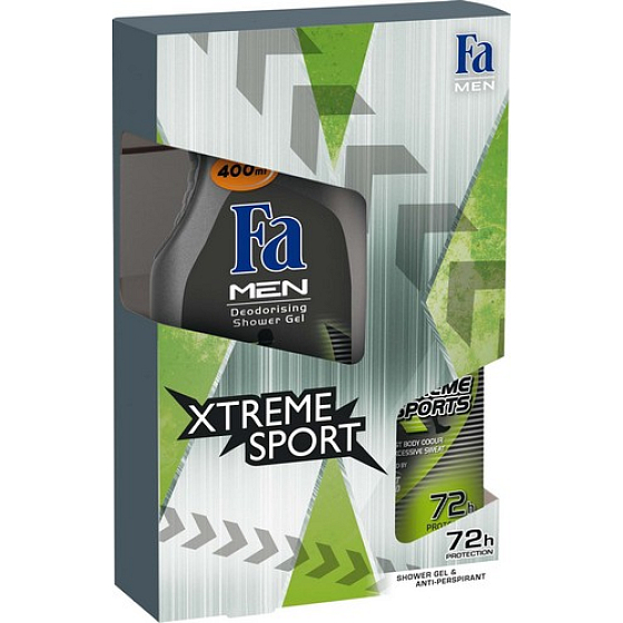 Fa Men Xtreme Sports Duschgel 400 ml + Deodorant Spray 150 ml, Kosmetikset