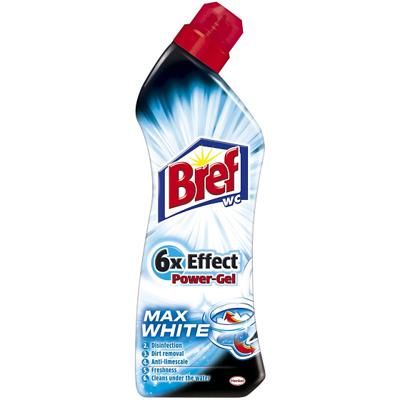 Bref 6 x Effekt Power Gel Max Weiß 750 ml