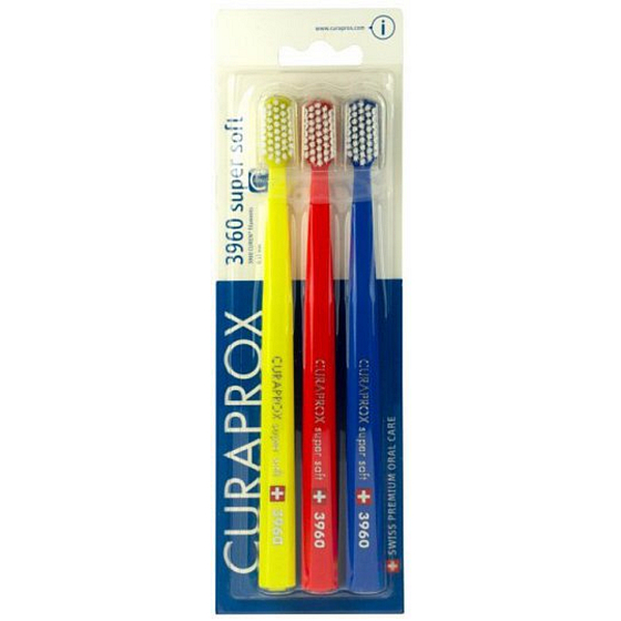 Curaprox CS 3960 Sensitive Super Soft Sehr feine Zahnbürste 3 Stück