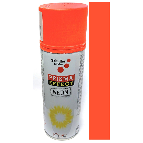 Schuller Eh klar Prisma Color Lack Reflektierendes Acrylspray 91061 Reflektierendes Orange 400 ml