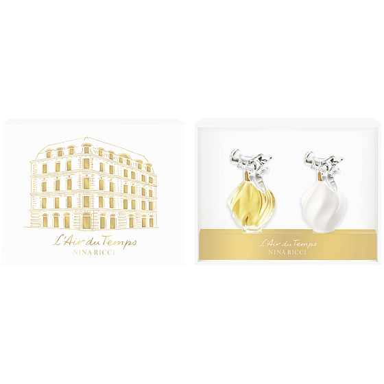 Nina Ricci L Luft du Temps Eau de Toilette 100 ml + Körperlotion 200 ml, Geschenkset