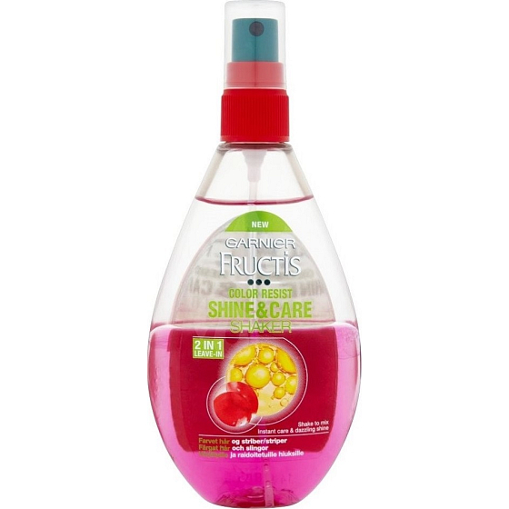 Garnier Fructis Color Resist Shine & Care Shaker Pflege für farbiges und hervorgehobenes Haarspray 150 ml