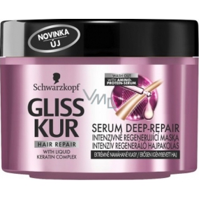 Gliss Kur Serum Deep Repair intensiv regenerierende Maske für extrem gestresstes Haar 200 ml