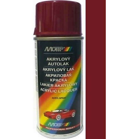 Motip Škoda Acryl Autolack Spray SD 9892 Rot metallic 150 ml