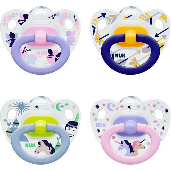 Nuk Classic Happy Days kieferorthopädische Silikondecke 18+ Monate 1 Stück