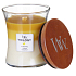 WoodWick Trilogy Früchte des Sommers - Sommerfrucht-Duftkerze mit Holzdocht und Glasdeckel 609,5 g