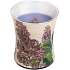 WoodWick Decal Lilac - Flieder-Duftkerze mit Holzdocht und Deckelglas Medium 275 g