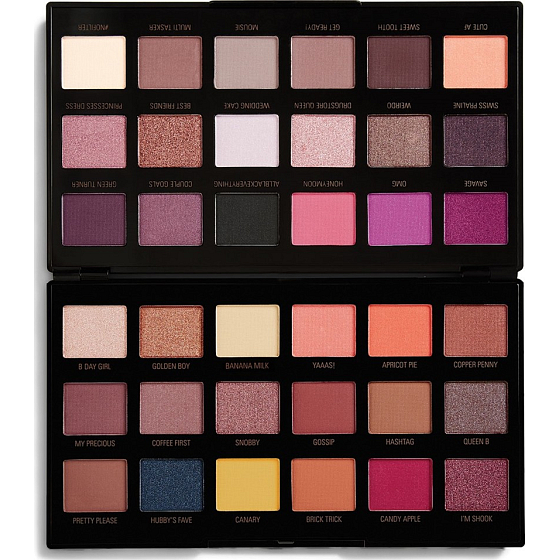 Makeup Revolution von Petra Eyeshadow Lidschatten-Palette 36 x 0,8 g