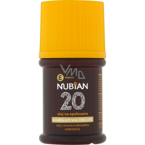 Nubian OF20 Wasserdichtes Sonnenöl 60 ml Nubian OF20 Wasserdichtes Sonnenöl 60 ml