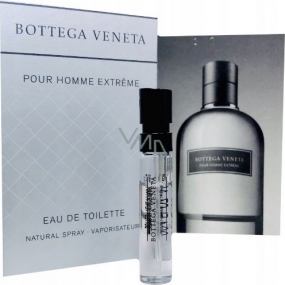 Bottega Veneta pour Homme Extreme Eau de Toilette 1,2 ml mit Spray, Fläschchen