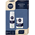 Nivea Men Sensitive Skin Aftershave 100 ml + Rasierschaum für Männer 200 ml, Kosmetikset