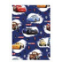 Ditipo Geschenkpapier 70 x 200 cm Weihnachten Disney Cars dunkelblau