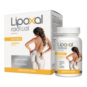 Lipoxal Radical LipoSlim-Komplex aus radikaler Fettverbrennung, Cellulite-Reduktion, Nahrungsergänzung, 2-monatige Behandlung 180 Tabletten