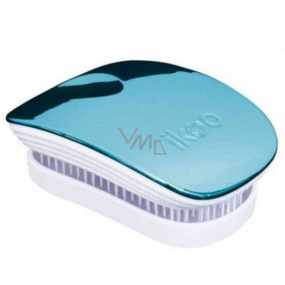 Ikoo Pocket Metallic Pocket Haarbürste nach chinesischer Medizin Pacific White
