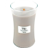 WoodWick Fireside - Feuer im Kamin Duftkerze mit Holzdocht und Deckelglas groß 609 g