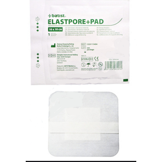 Lawn Elastpore + Pad Patch selbstklebend steril 10 x 10 cm 1 Stück