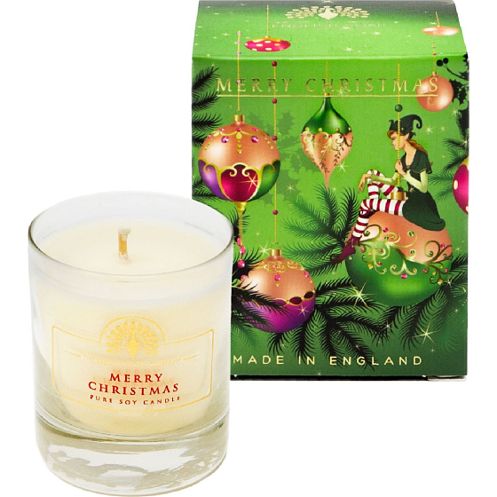 English Soap Elf - Elf Soja-Duftkerze 170 ml, brennt bis zu 35 Stunden