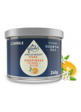 Glade Aromatherapy Pure Happiness Orange + Neroli Duftkerze groß im Glas, Brenndauer 60 h 260 g