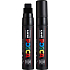 Posca Universal-Acrylmarker mit extra breiter, gerader Spitze 15 mm Schwarz PC-17K