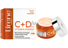 Lirene C+D Vitamin Energy tief feuchtigkeitsspendende und nährende Creme für alle Hauttypen 50 ml
