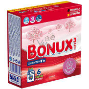 Bonux Color Pure Magnolia 3in1 Waschmittel für Buntwäsche 6 Dosen 390 g