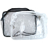 Etue Kosmetiktasche transparent groß 25 x 18 x 6 cm 1 Stück verschiedene Typen