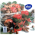 Aha Papierservietten 3-lagig 33 x 33 cm 20 Stück Rote Kerzen, Äpfel und Zimt