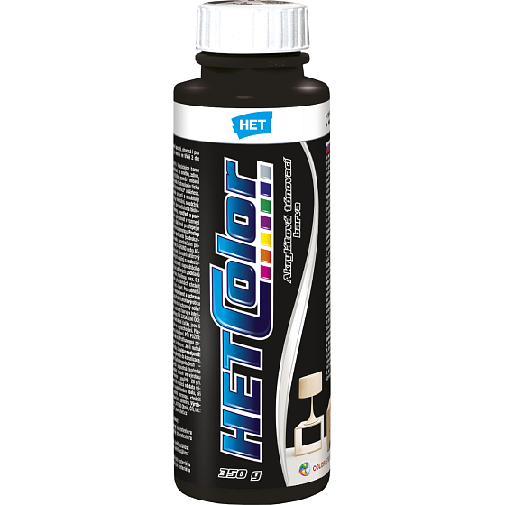 Het Hetcolor Maler Tönungsfarbe, 0190 Schwarz, 350 g
