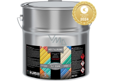 Hostagrund Prim 3v1 S2177 základní i vrchní barva na kov, 0912 hliník, 9 l