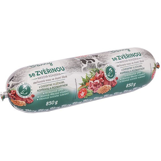 Chejn BARRY mit Wildfleisch Hundedose, 850 g