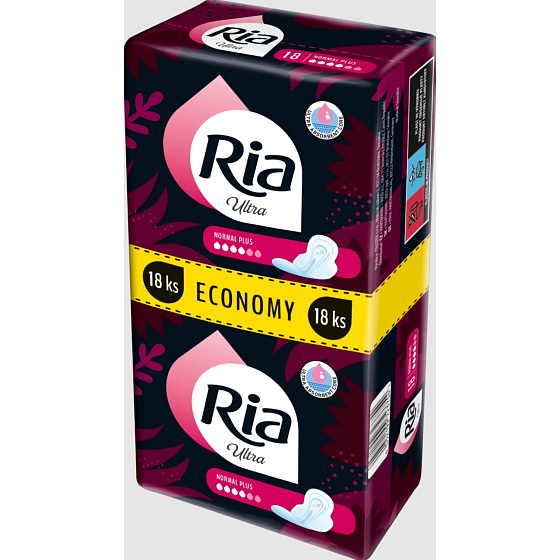 Ria Damenbinden Ultra Normal Duopack, 18 Stück