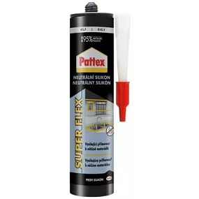 PATTEX Neutraler Silikon, weiß, 280 ml