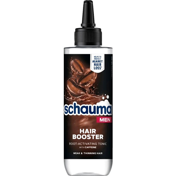 Schauma Men Hair Booster Tonikum für Haare mit Koffein, 200 ml