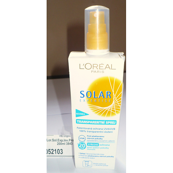 Loreal Paris Solar Expertise UV20 Sonnenschutz transparentes Sprühlicht Haut 150 ml