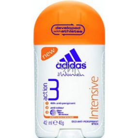 Adidas Action 3 Intensiver Antitranspirant Deodorant Stick für Frauen 45 g