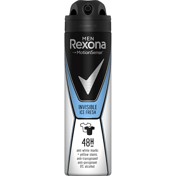 Rexona Men Invisible Ice Frisches Antitranspirant Deodorant Spray für Männer 150 ml