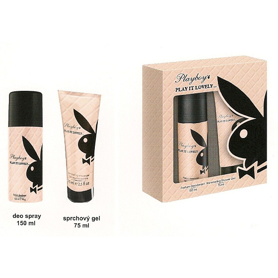 Playboy Play It Schönes Deodorant Spray + Duschgel, Kosmetikset