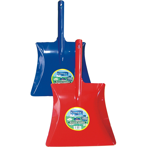 Clanax Metall Schaufel groß verschiedene Farben 23 x 22 cm 1 Stück 9662