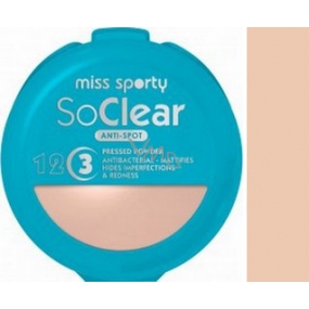 Miss Sports So klares Anti-Spot-Pulver für problematische Haut 001 Transparent 9,4 g