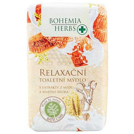 Böhmen Geschenke Honig und Ziegenmilch entspannende sanfte Toilettenseife 100 g