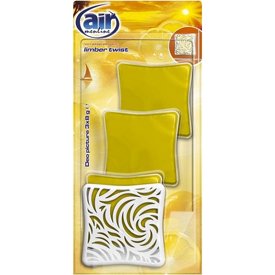 Air Menline Deo Bild Non Stop Elegant Limber Twist Gel Lufterfrischer 3 x 8 g