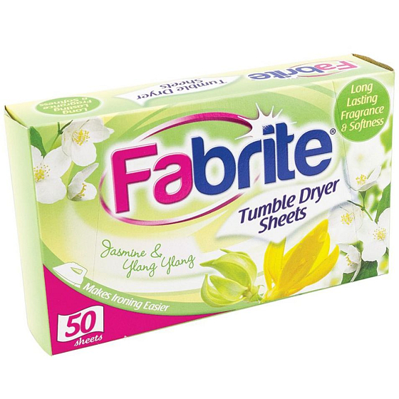 Fabrite Jasmine & Ylang Ylang Dufttrockner wischt 50 Stück