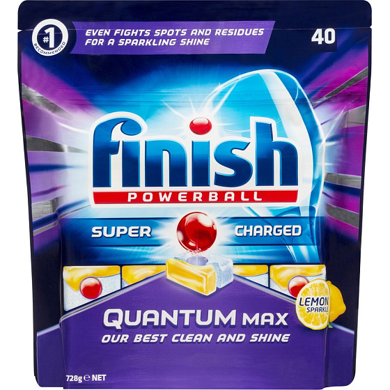 Fertig Quantum Max Lemon Geschirrspülertabletten 40 Stück
