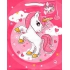 Nekupto Geschenk Papiertüte 18 x 23 x 10 cm Einhorn 1730 30 KFM
