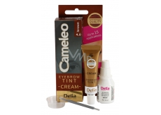 Delia Cosmetics Cameleo Cream professionelle Augenbrauenfarbe, ammoniakfrei 4.0 Braun - Braun 15 ml