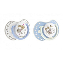 Lovi Night & Day Tröster Silikon dynamisch blau für Kinder 0-3 Monate 2 Stück