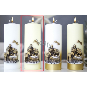Lima Holy Family Elfenbein Kerzenzylinder 70 x 200 mm 1 Stück