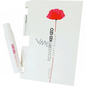 Kenzo Flower von Kenzo Poppy Bouquet Eau de Parfum für Frauen 1 ml mit Spray, Fläschchen